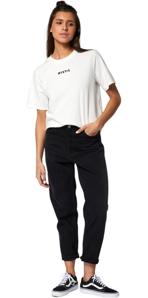 2025 Mystic Mujer Brand Tee 35105.230181 - Off White